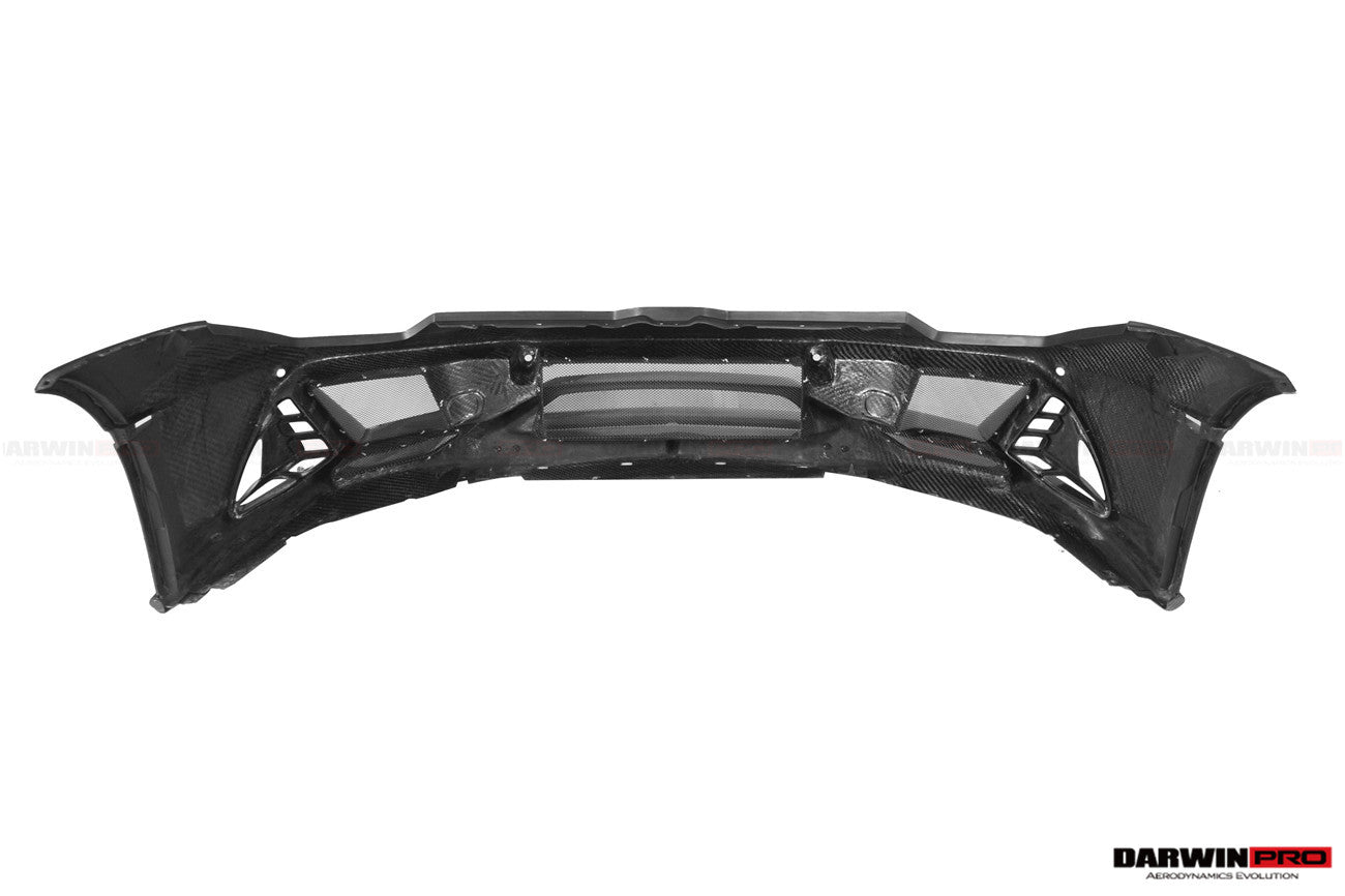 2015 - 2025 Lamborghini Huracan LP610 & LP580 & EVO & Tecnica EVO-4WD Style Partial Carbon Front Bumper