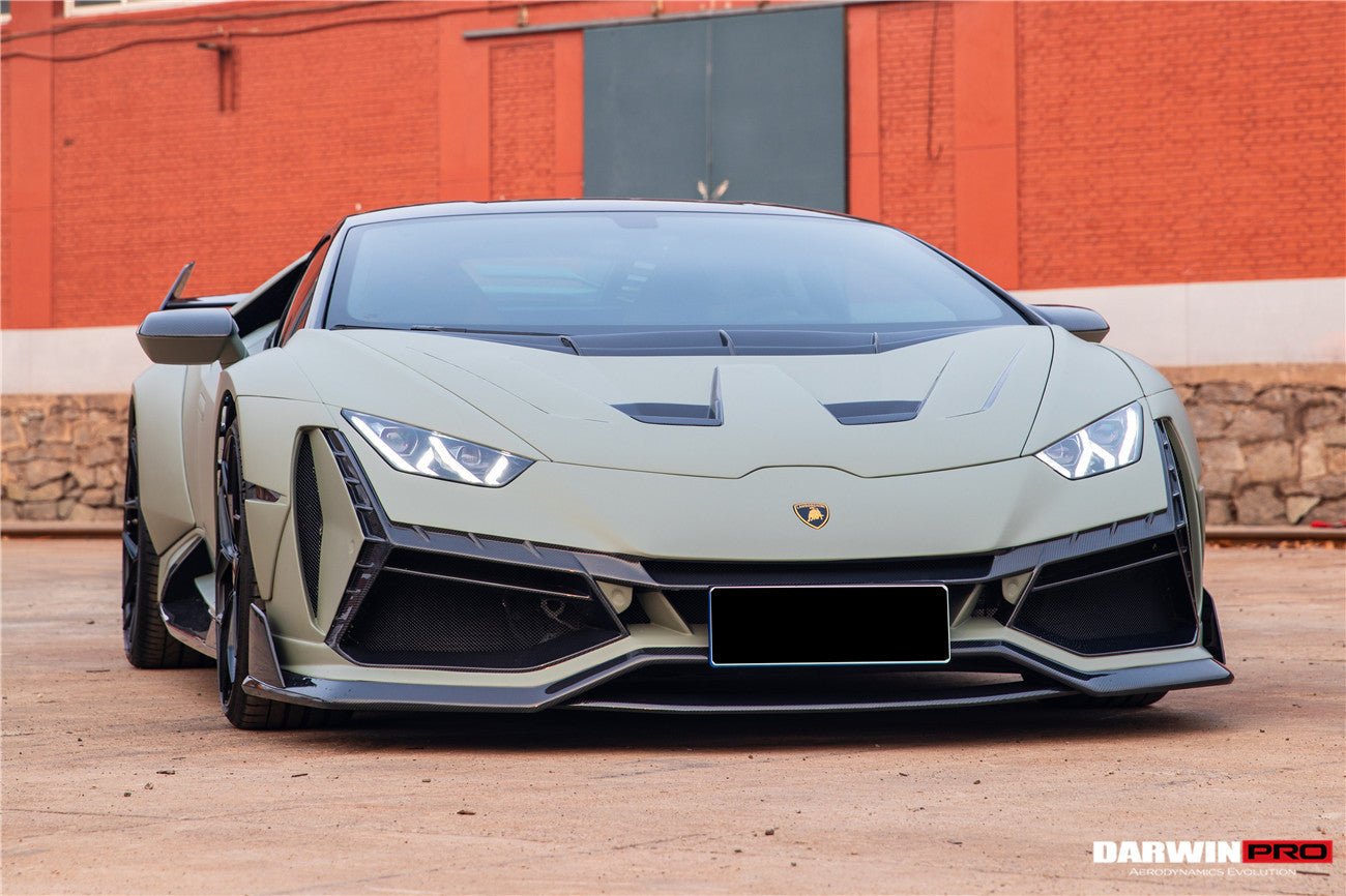 2015 - 2025 Lamborghini Huracan LP610 & LP580 & EVO & Tecnica BKSSII Style Front Bumper