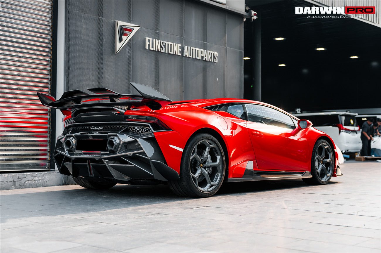 2019 - 2025 Lamborghini Huracan EVO & Tecnica BKSSII Style Rear Bumper