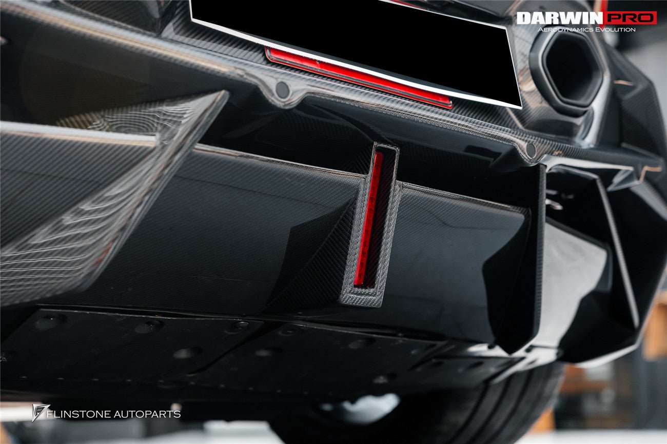 2019 - 2025 Lamborghini Huracan EVO & Tecnica BKSSII Style Rear Bumper