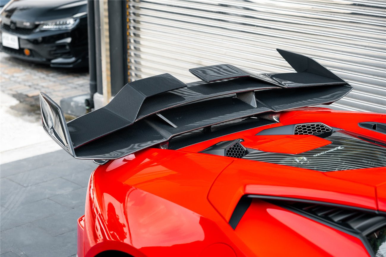 DarwinPRO 2015-2025 Lamborghini Huracan LP610 & LP580 & EVO & Tecnica BKSSII Style Spoiler Wing - DarwinPRO Aerodynamics