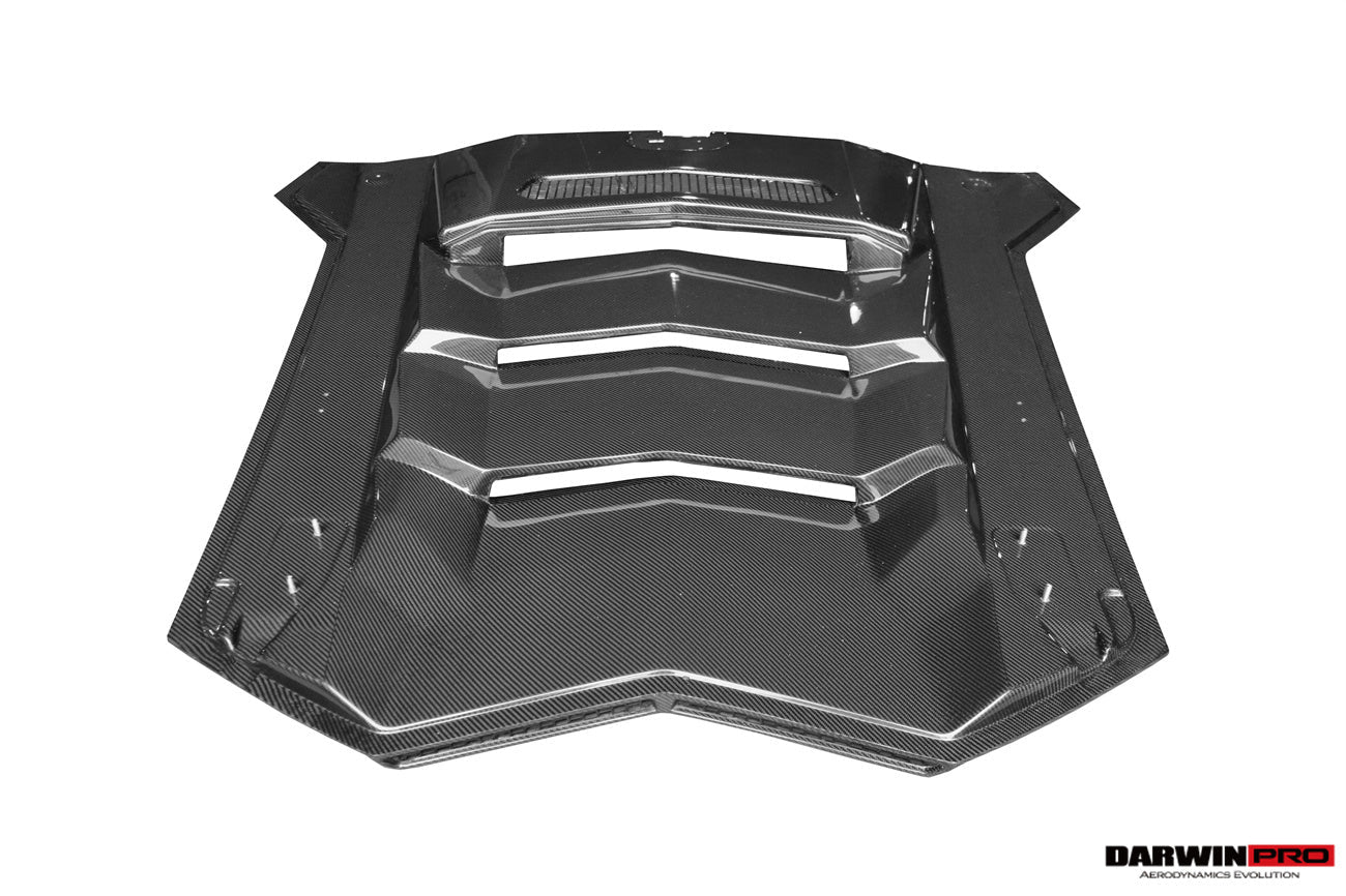 Darwinpro Lamborghini Aventador BKSS Style Carbon Fiber Engine Trunk (2011-2016)