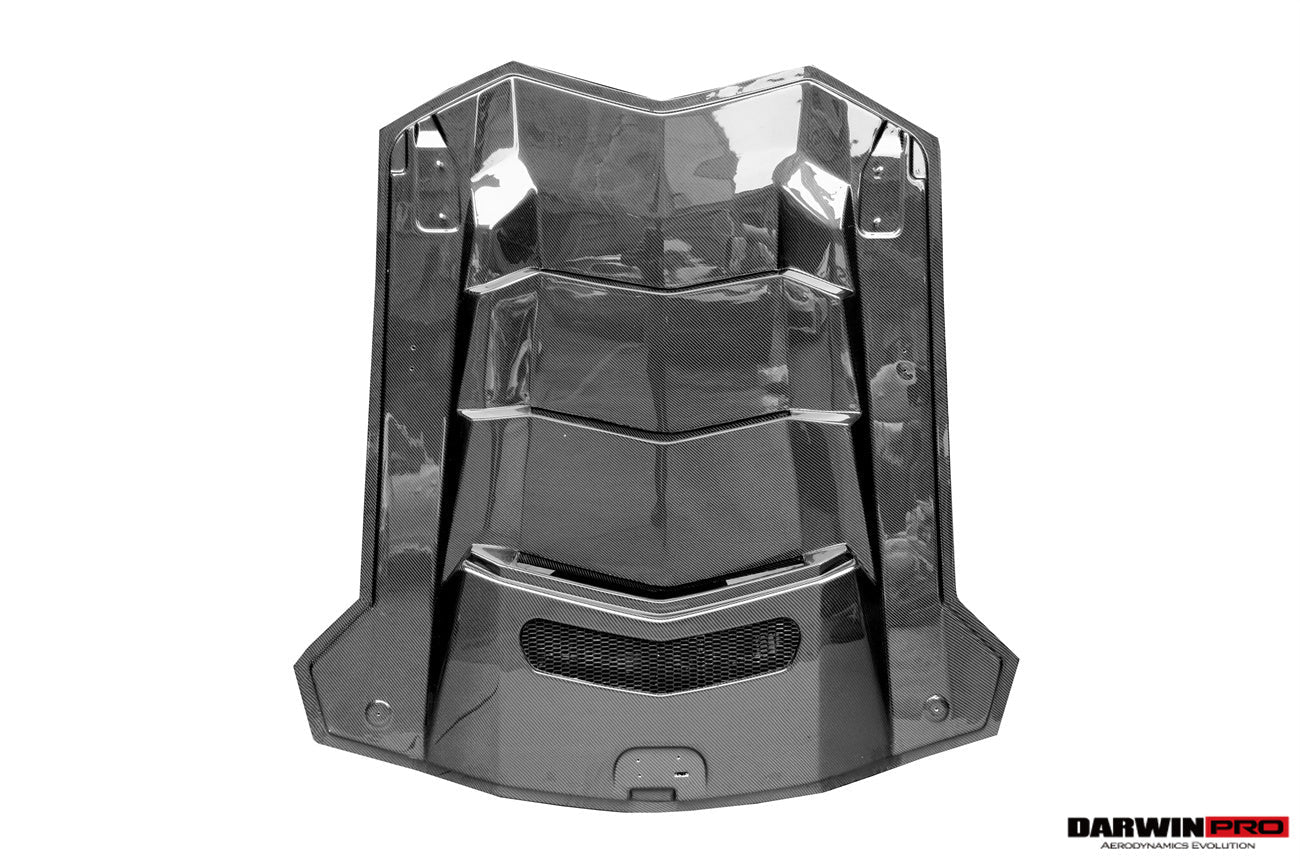 Darwinpro Lamborghini Aventador BKSS Style Carbon Fiber Engine Trunk (2011-2016)