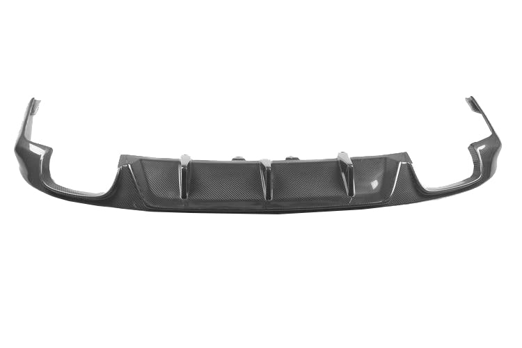 Lexus GS GSF AM Style Carbon Fiber Rear Lip with Exhaust Tips 2016-2020