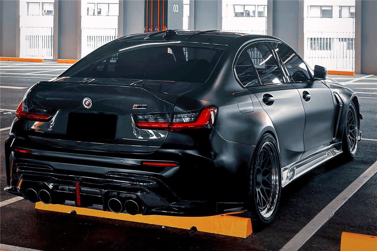 2021-2025 BMW M3 G80 Sedan Only CS Style Dry Double Carbon Fiber Trunk