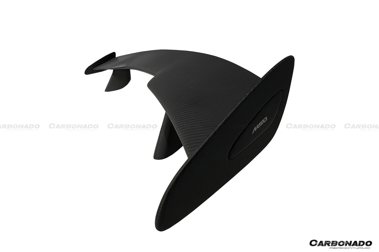 2020 - 2023 McLaren 570GT Only MS Style Dry Carbon Fiber Trunk Wing