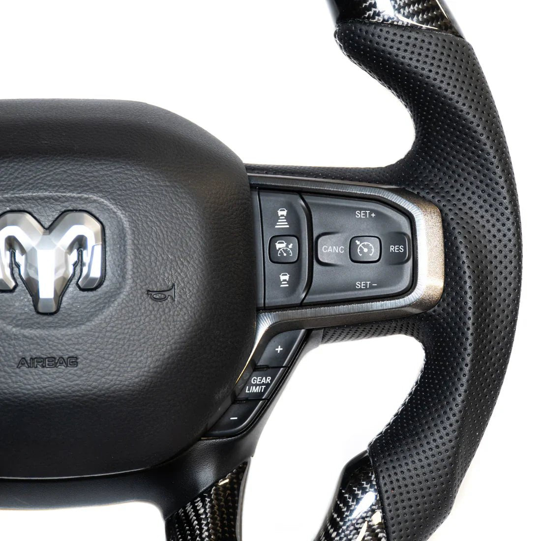 Dodge Ram DT DS Custom Carbon Fiber Steering Wheel 2009-Up