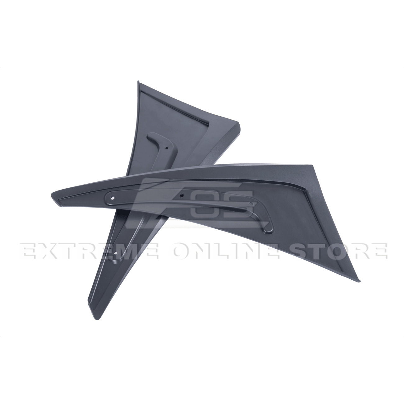 Chevrolet Camaro 6th Gen GM Style Black Front Rear Splash Guards Mud Flaps Set 2016-2024
