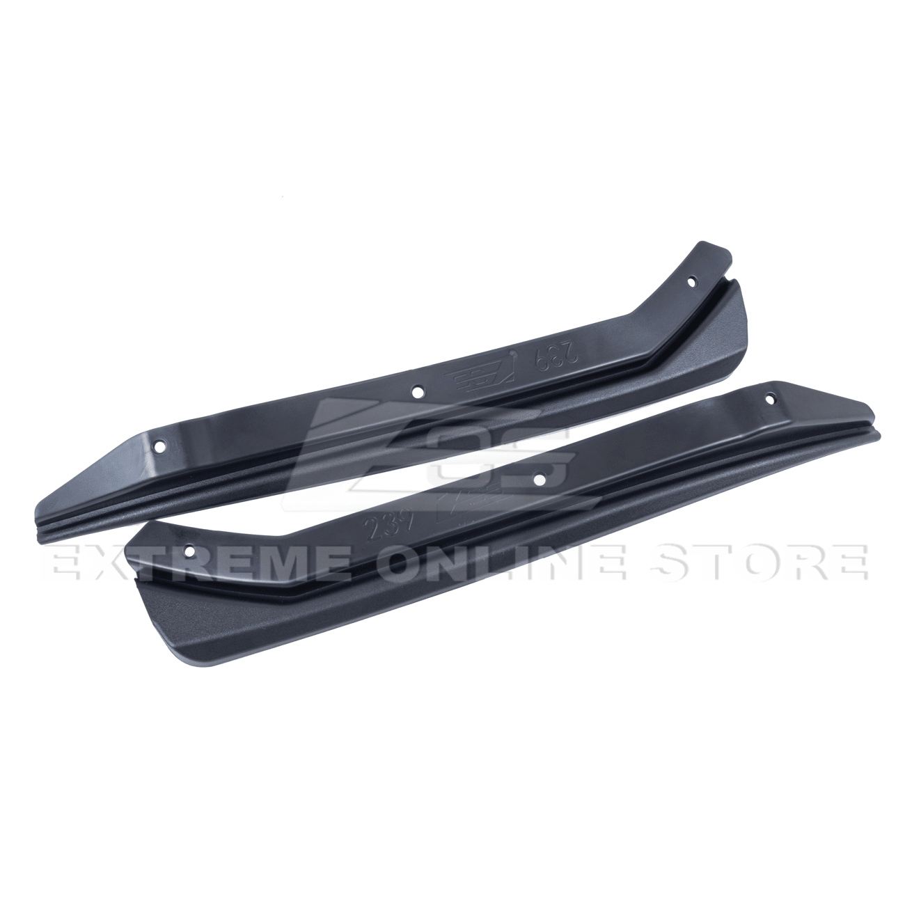 Chevrolet Camaro 6th Gen GM Style Black Front Rear Splash Guards Mud Flaps Set 2016-2024