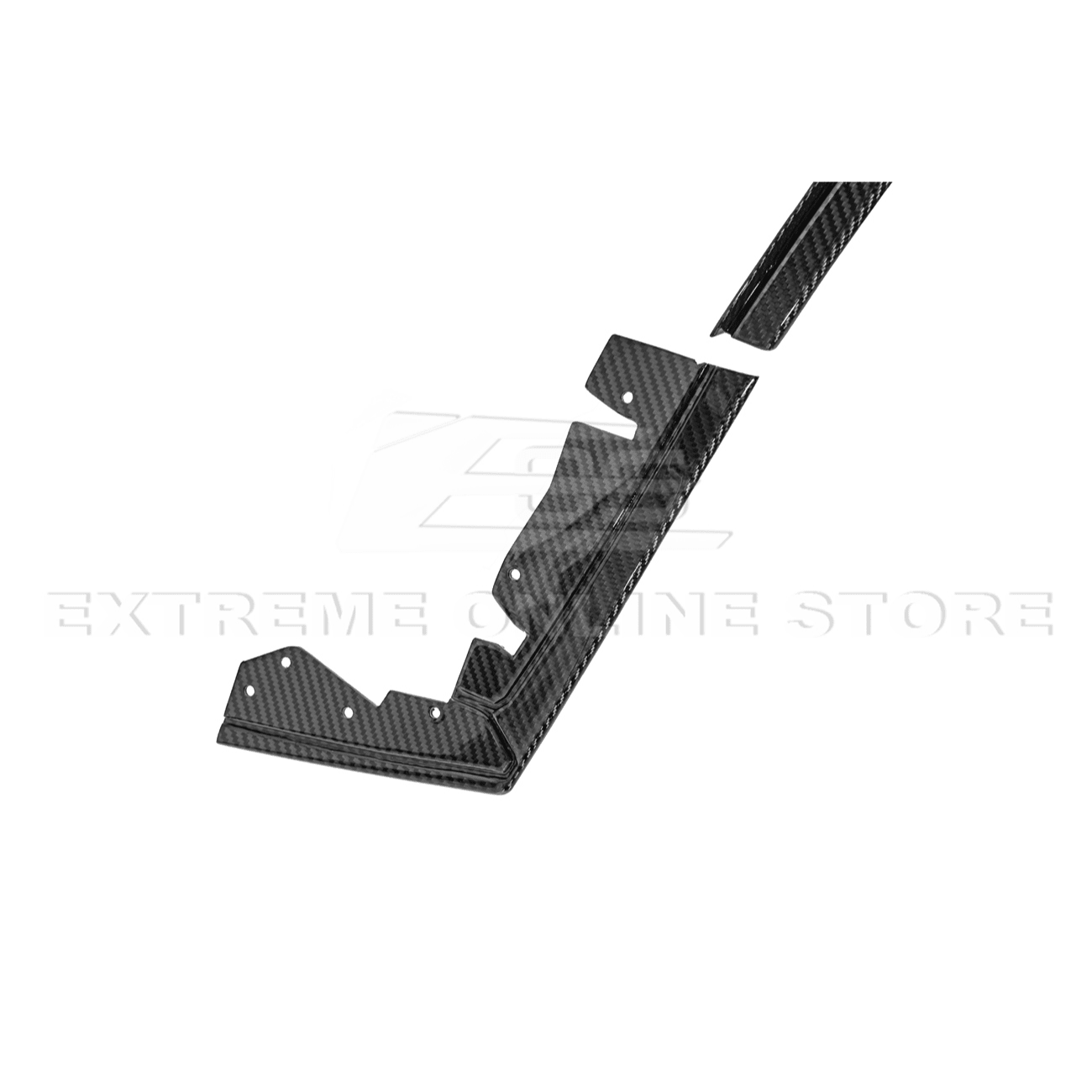 Mustang S650 Dry Carbon Fiber Rear Quarter Fender Flare Extensions 2024-Up