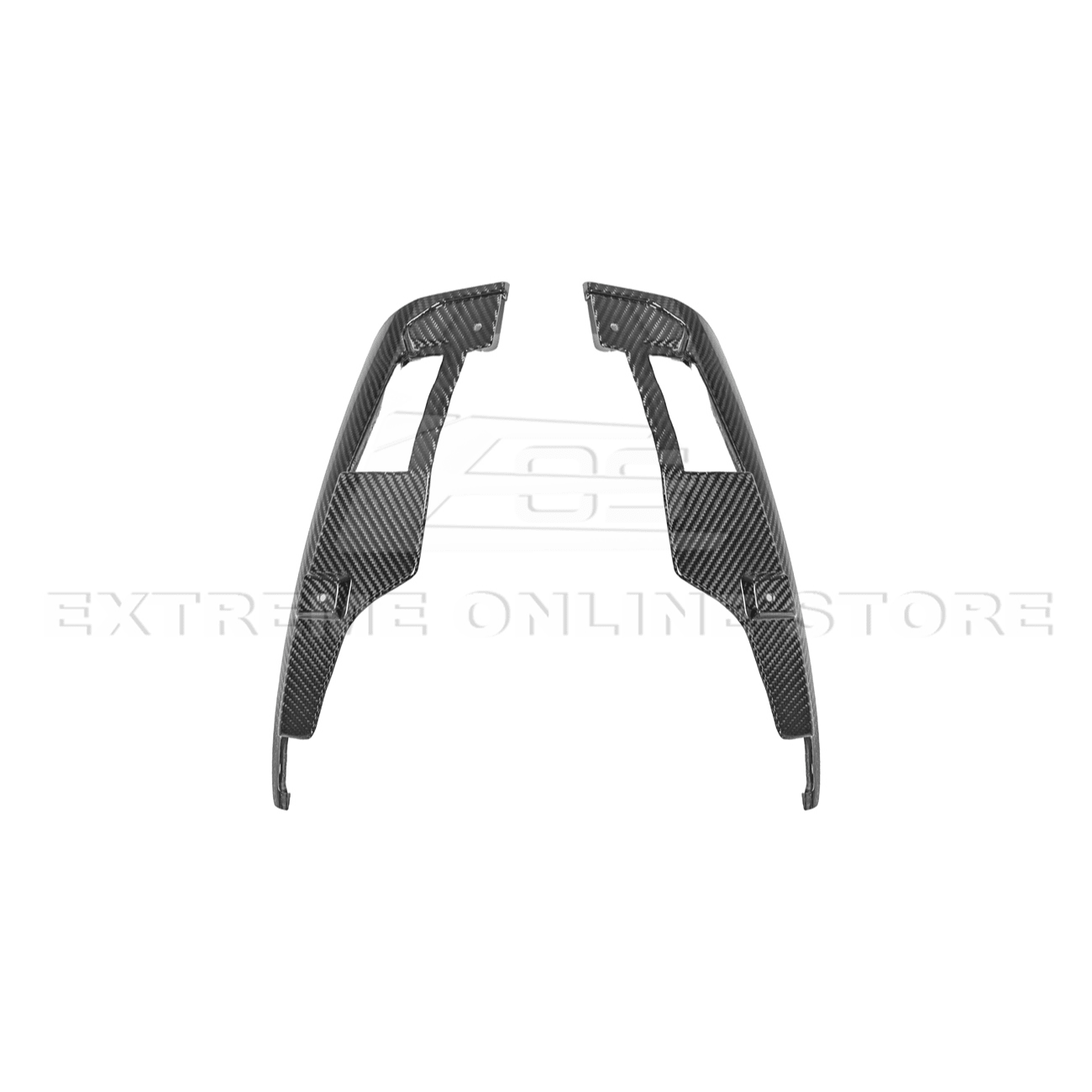 Ford Mustang S650 EOS Dry Carbon Fiber Mud Flap Splash Guard Set 2024-Up