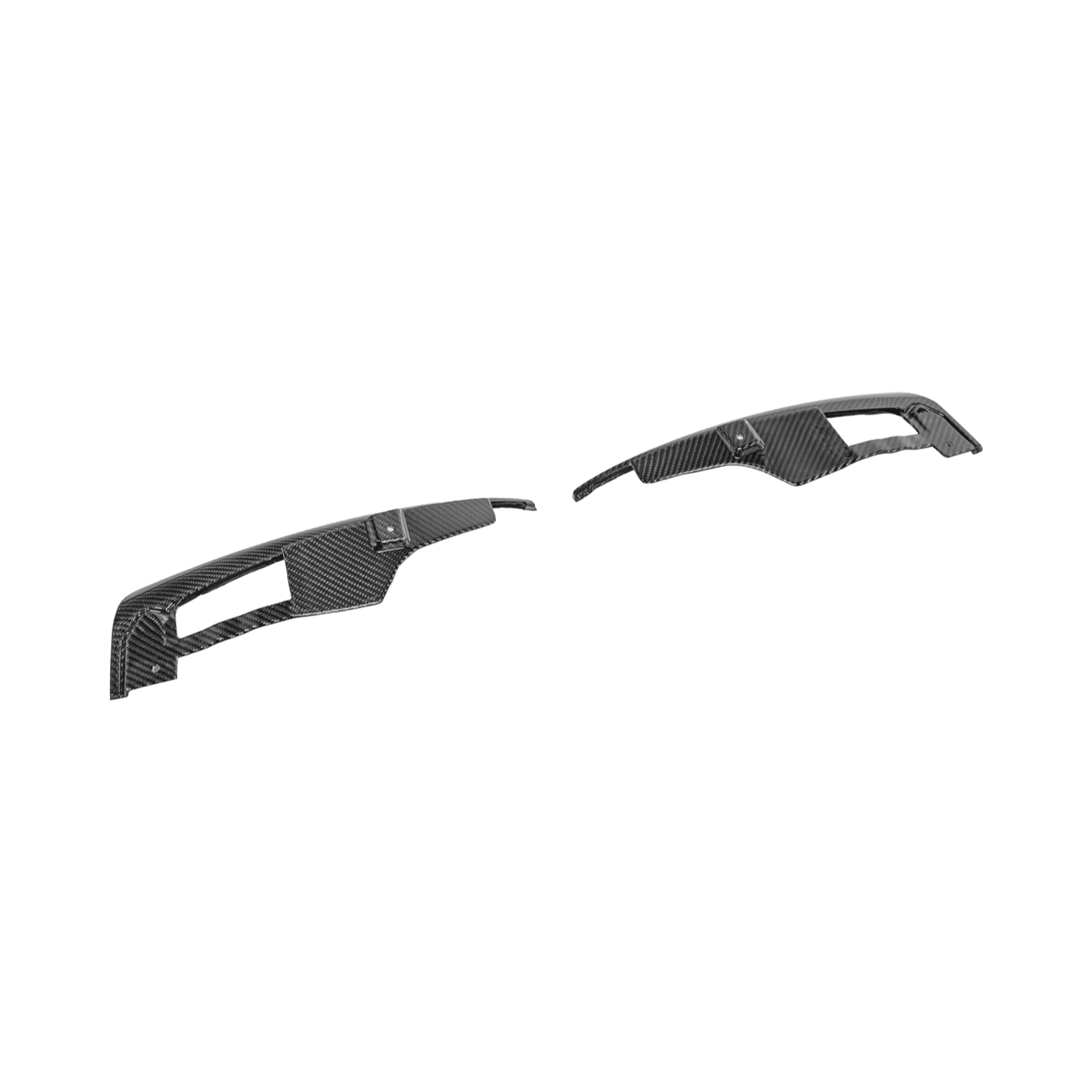 Ford Mustang S650 EOS Dry Carbon Fiber Mud Flap Splash Guard Set 2024-Up