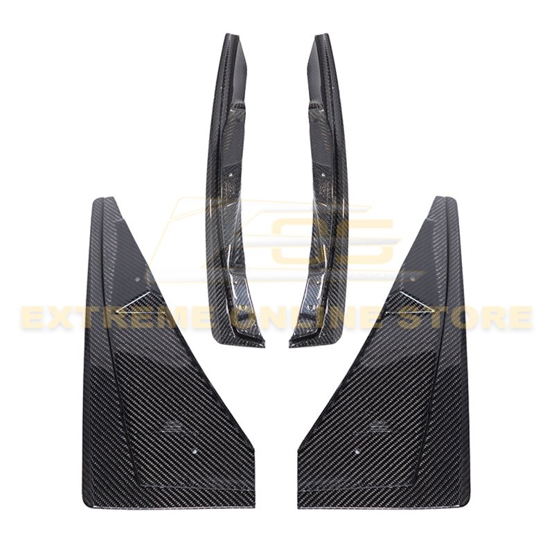 Cadillac CTS-V V2 Carbon Fiber Splash Guards Mud Flaps Sedan 2009-2014