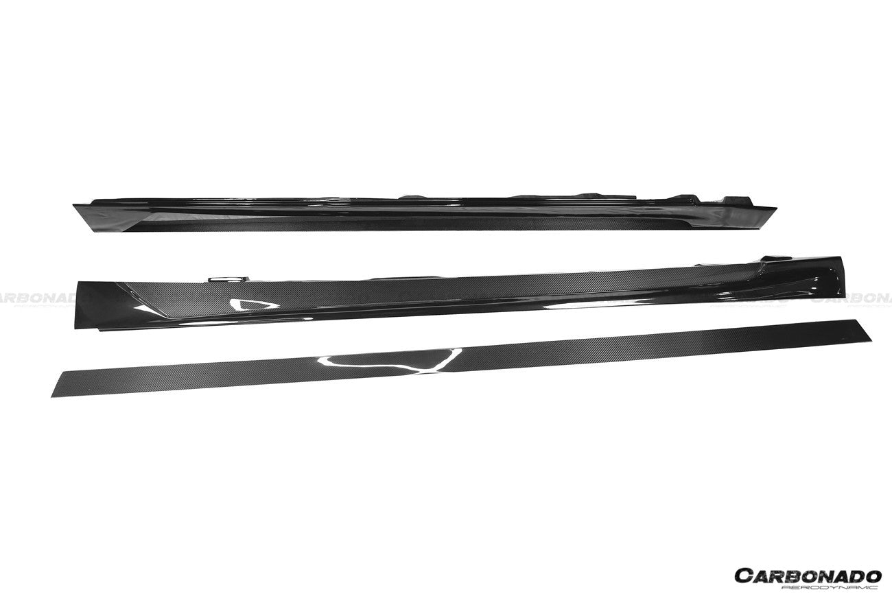 2017 - 2020 Mercedes Benz S63 W222 Sedan MSY Style Side Skirts