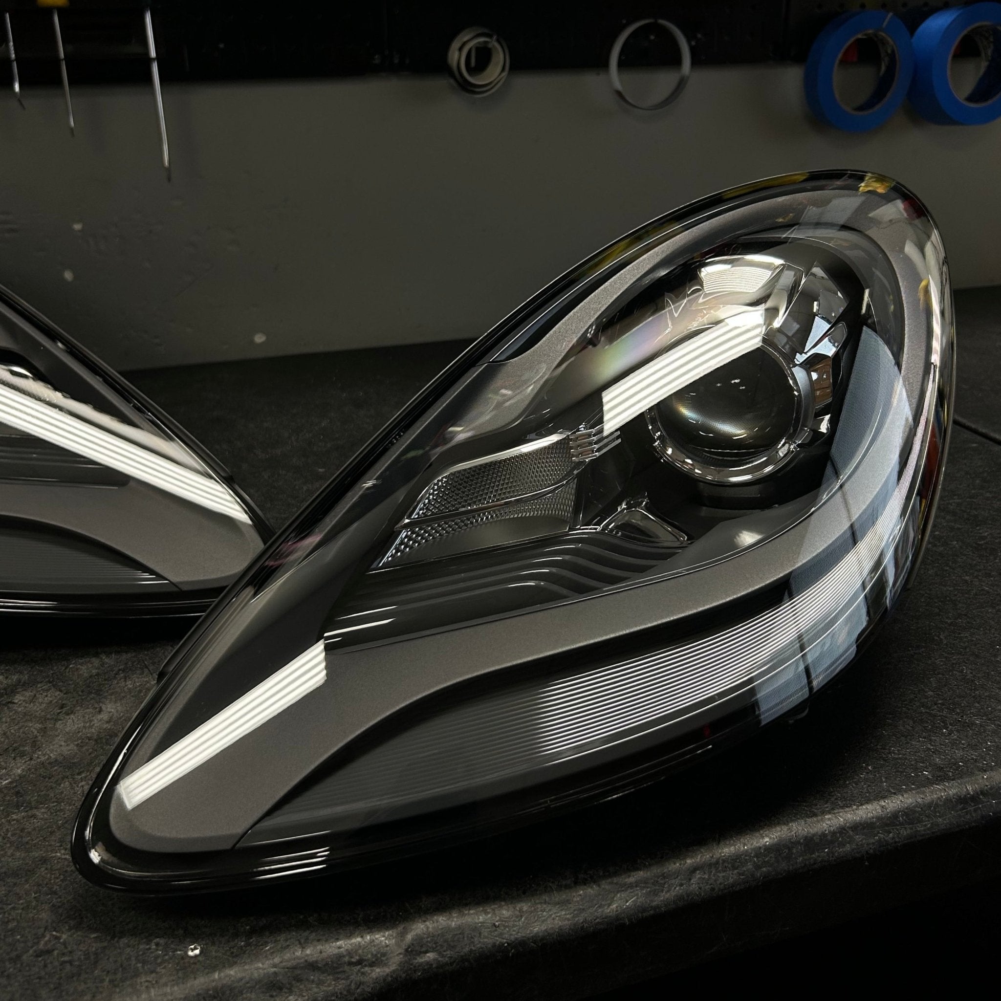 Porsche 718 (982) Boxster Cayman Headlight Lens Replacement Service (2017 - 2025)