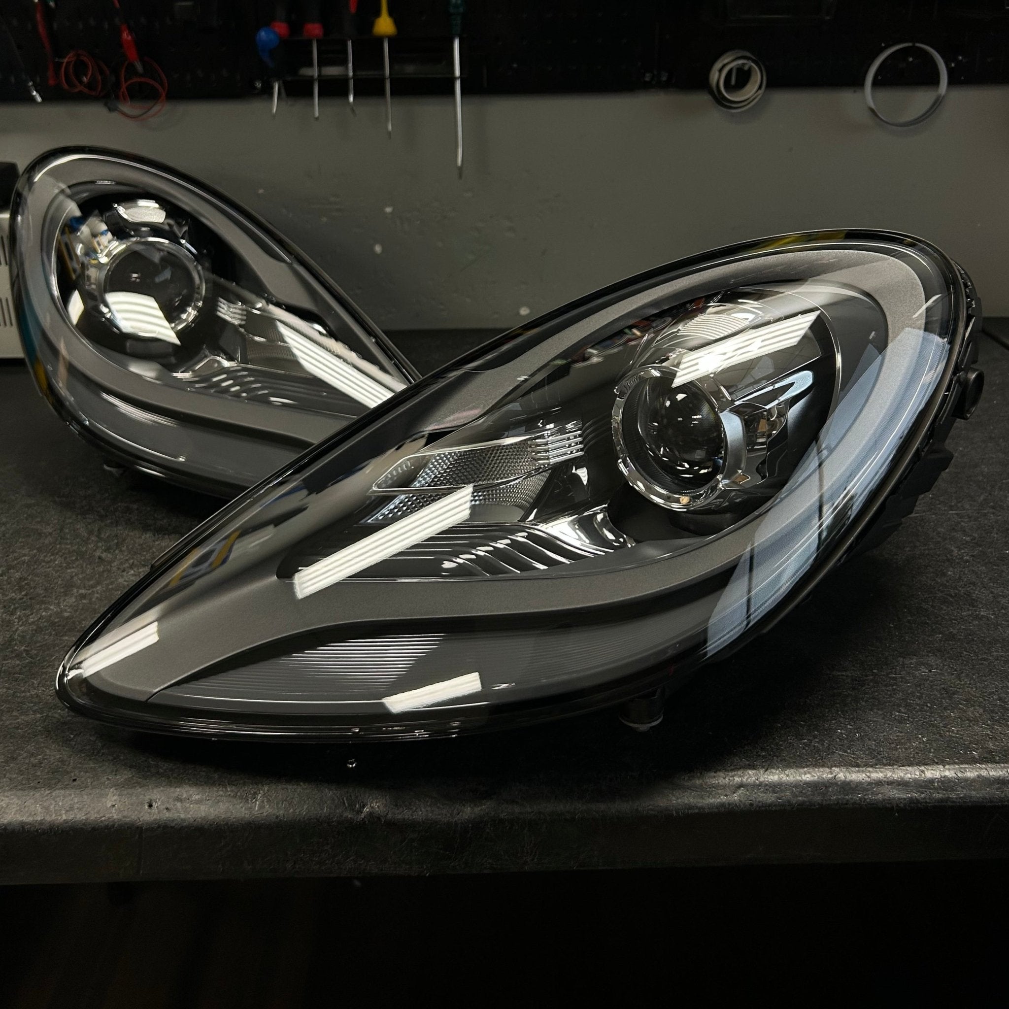 Porsche 718 (982) Boxster Cayman Headlight Lens Replacement Service (2017 - 2025)