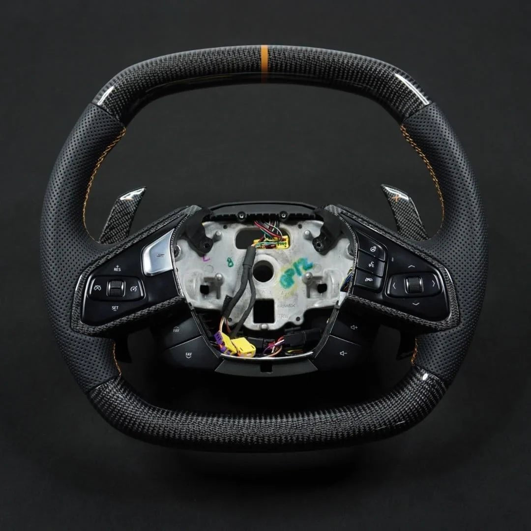Chevrolet Corvette C8 LED Digital Carbon Fiber Steering Wheel Custom Order 2020-2026