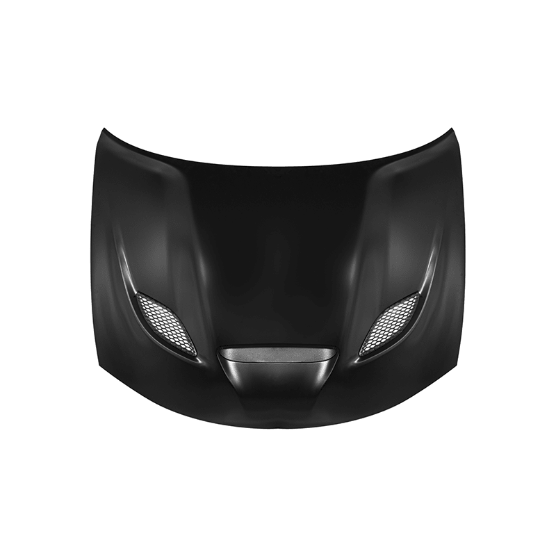 Dodge Charger LD SRT Style Primed Black Front Air Vented Hood 2015-Up