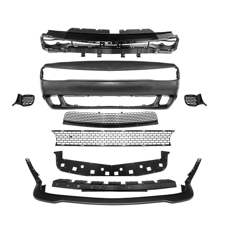 Dodge Challenger LC Hellcat Style Primed Black Front Bumper Cover 2015-Up