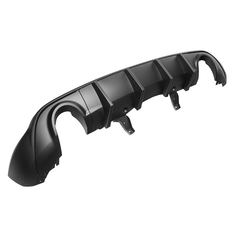 Dodge Durango WD Matte Black Rear Bumper Dual Exhaust Diffuser 2014-Up