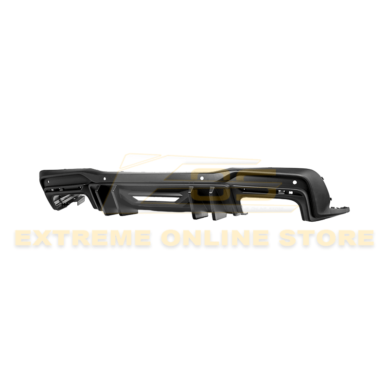 Ford Mustang S650 EOS Performance Style Matte Black Rear Bumper Diffuser 2024-Up