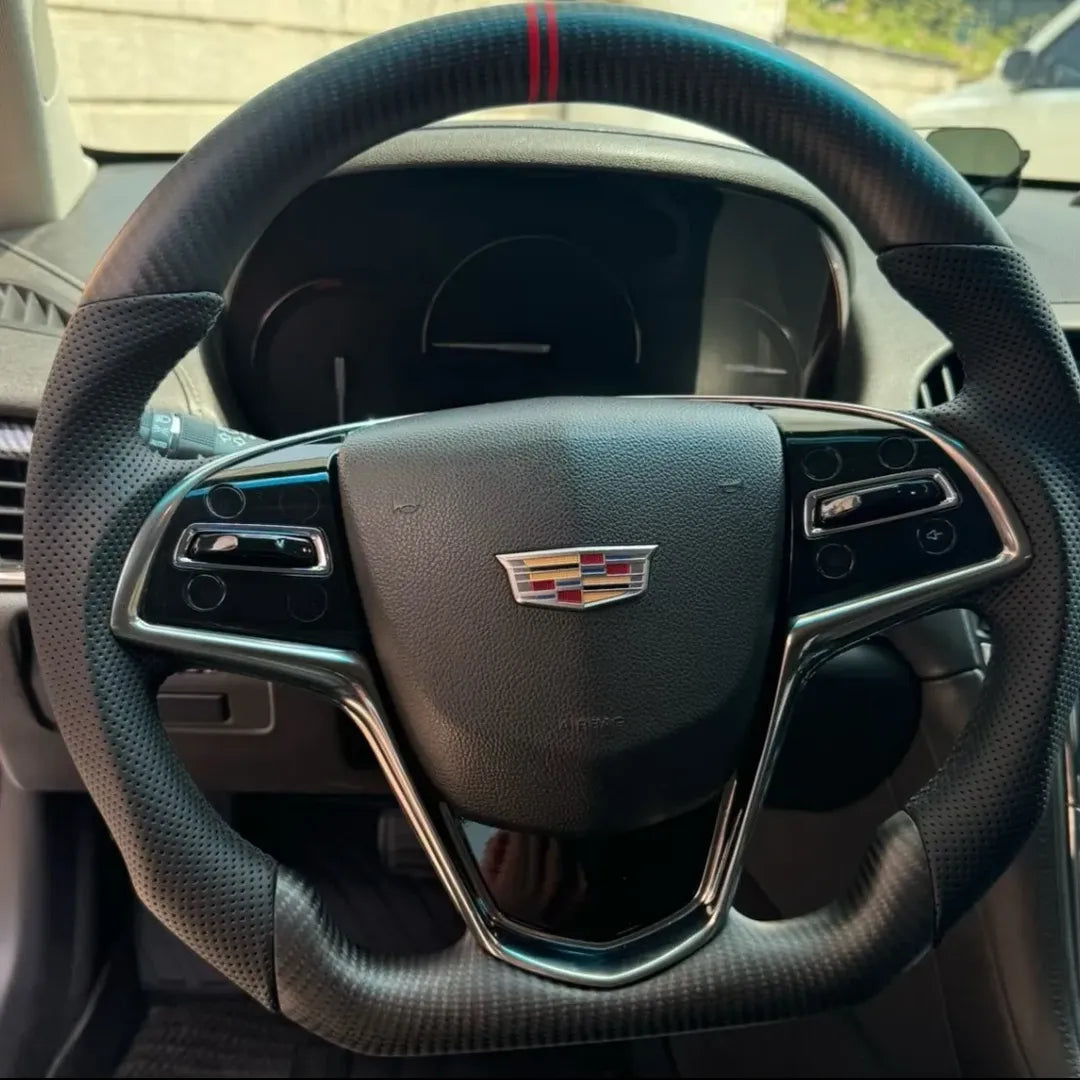 Cadillac CTS ATS Alpha Custom Carbon Fiber Steering Wheel 2013-2019