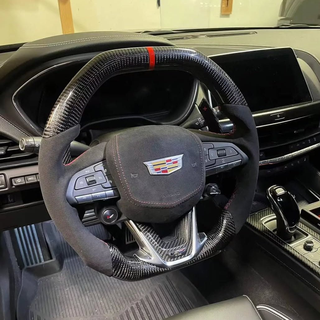 Cadillac CT5 CT4 Custom Carbon Fiber Steering Wheel 2020-Up