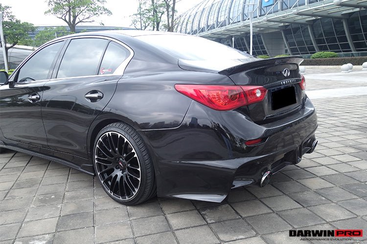 2014 - 2017 Infiniti Q50 Sedan EAU ROUGE Style Rear Bumper