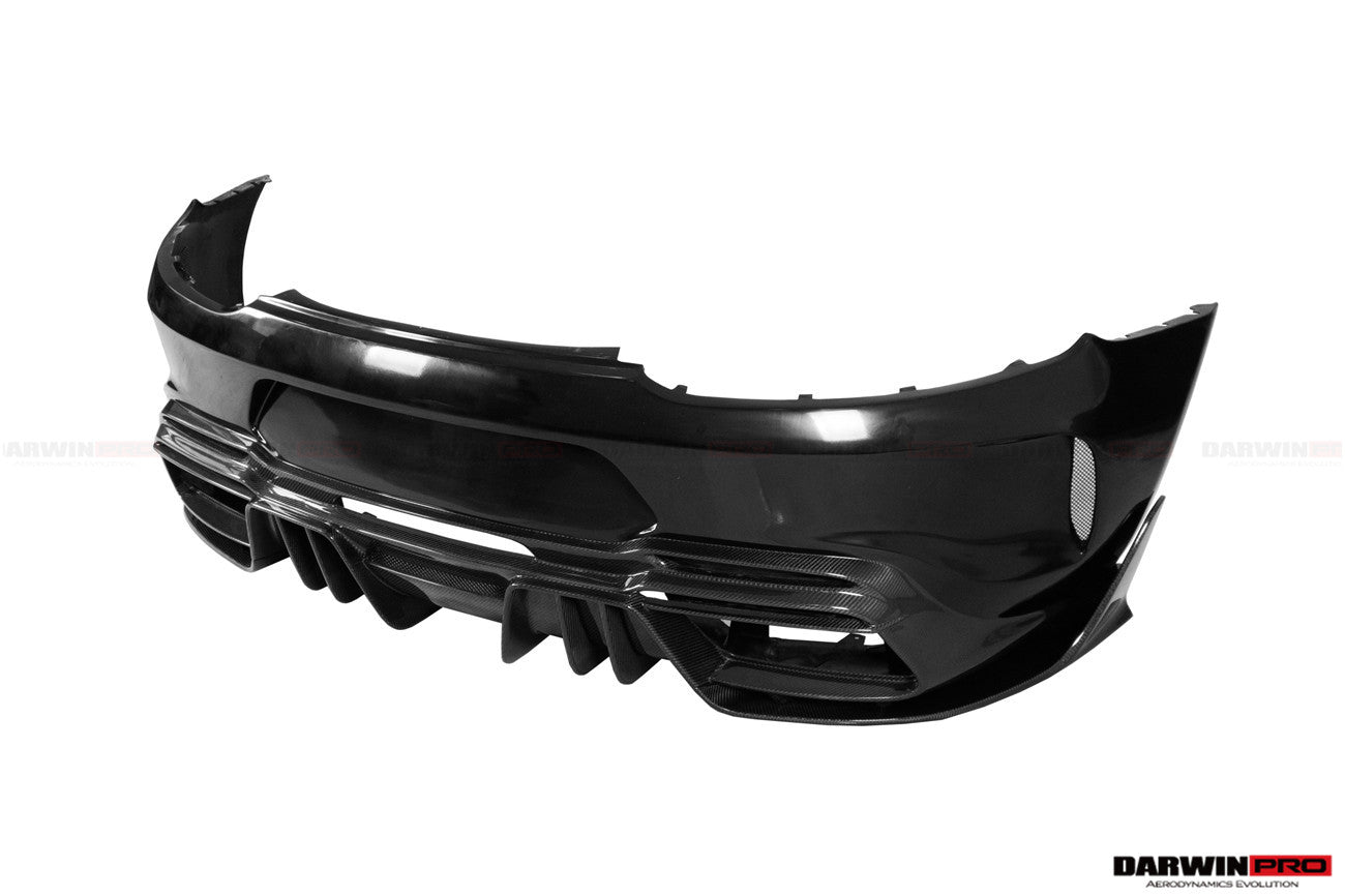 2017 - 2021 Mercedes Benz AMG GTC IMPII Part Carbon Fiber Rear Bumper With Exhasust tips