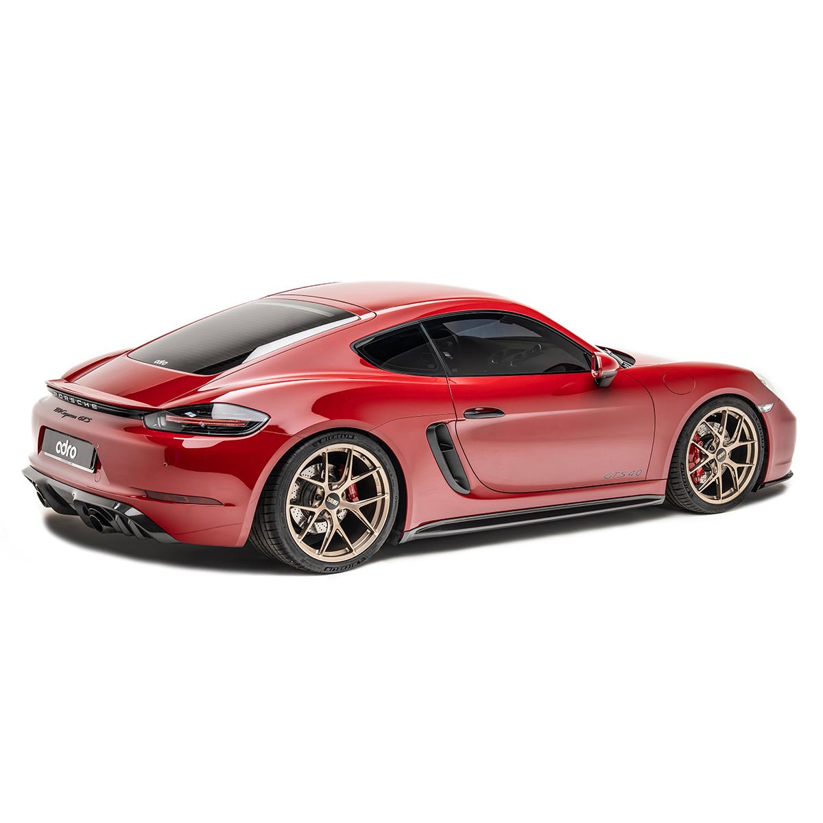 Porsche 718 Boxster Cayman Prepreg Carbon Fiber Side Skirts 2017 - 2020