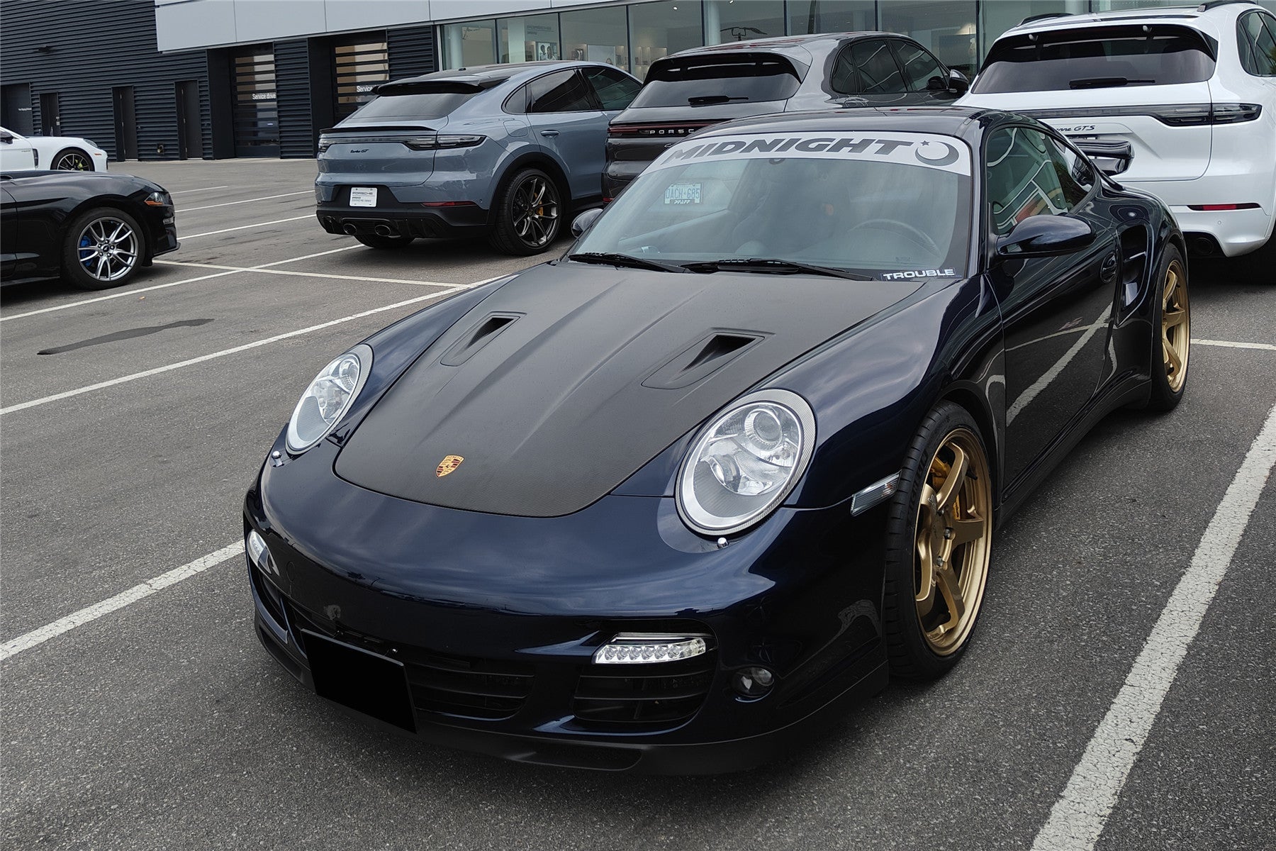 DarwinPRO 2005-2012 Porsche 911 997 Carrera & S & 4S & Turbo & 06-12 Cayman 987 GT2RS Style Hood - DarwinPRO Aerodynamics