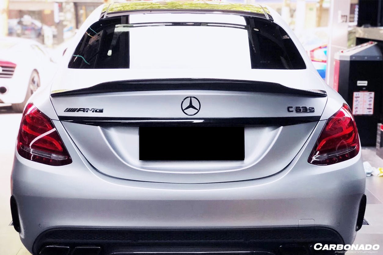 2015 - 2021 Mercedes Benz C-Class W205 Sedan PS Style Trunk Spoiler