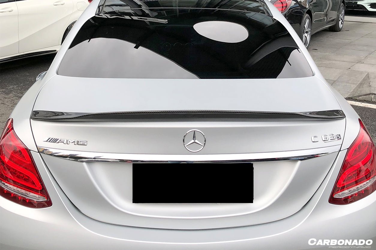 2015 - 2021 Mercedes Benz C-Class W205 Sedan PS Style Trunk Spoiler