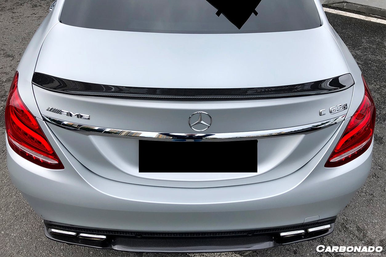 2015 - 2021 Mercedes Benz C-Class W205 Sedan PS Style Trunk Spoiler