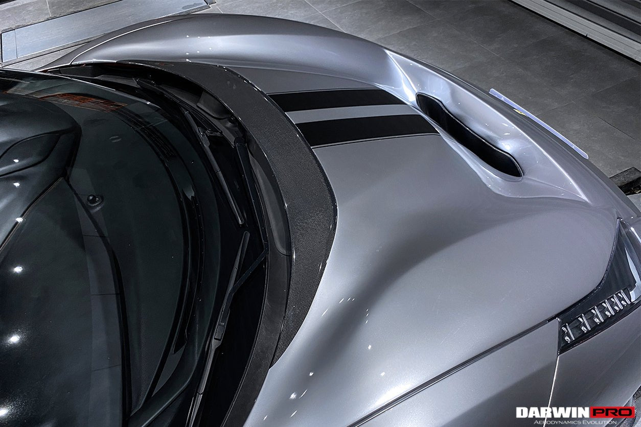 2015 - 2020 Ferrari 488 GTB & Spyder Pista Style Front Bumper Set W/ Hood