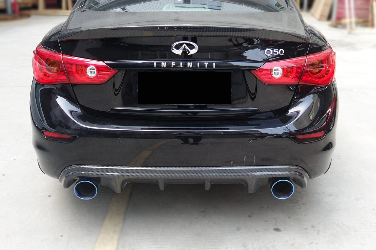2014 - 2017 Infiniti Q50 Sedan VE Style Rear Lip