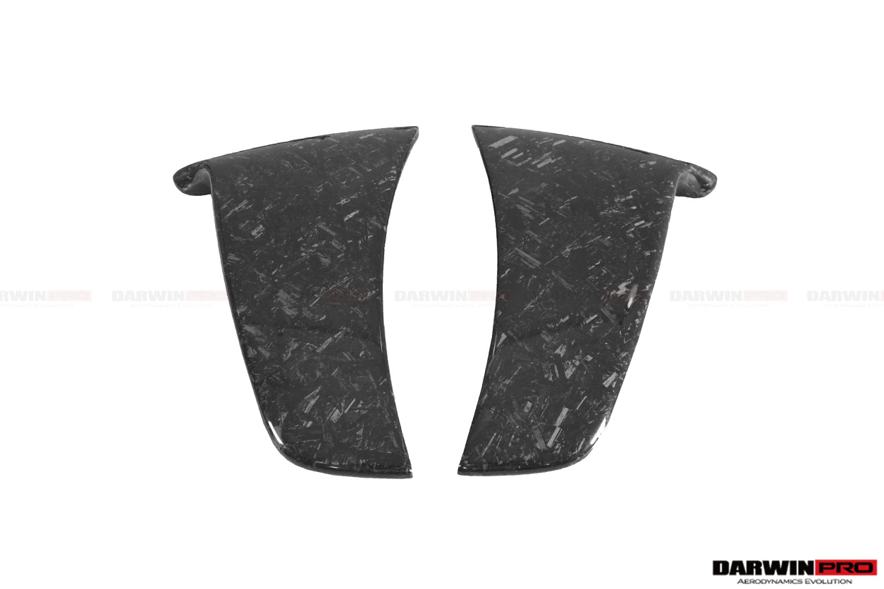 2018 - 2021 McLaren 600lt Carbon Fiber Rear Bumper Side Canards