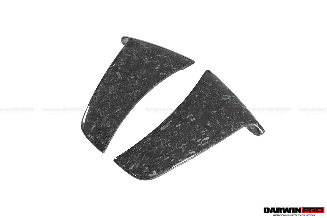 2018 - 2021 McLaren 600lt Carbon Fiber Rear Bumper Side Canards