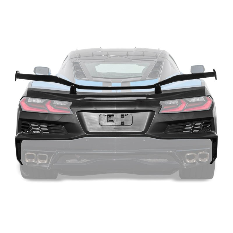 Chevrolet Corvette C8 Stingray Z06 Style Rear Bumper Spoiler Conversion Kit 2020-Up