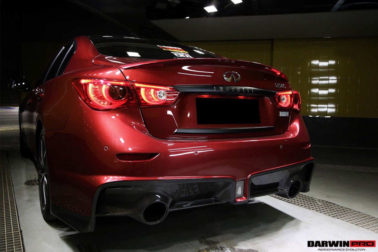 2014 - 2017 Infiniti Q50 Sedan EAU ROUGE Style Rear Bumper