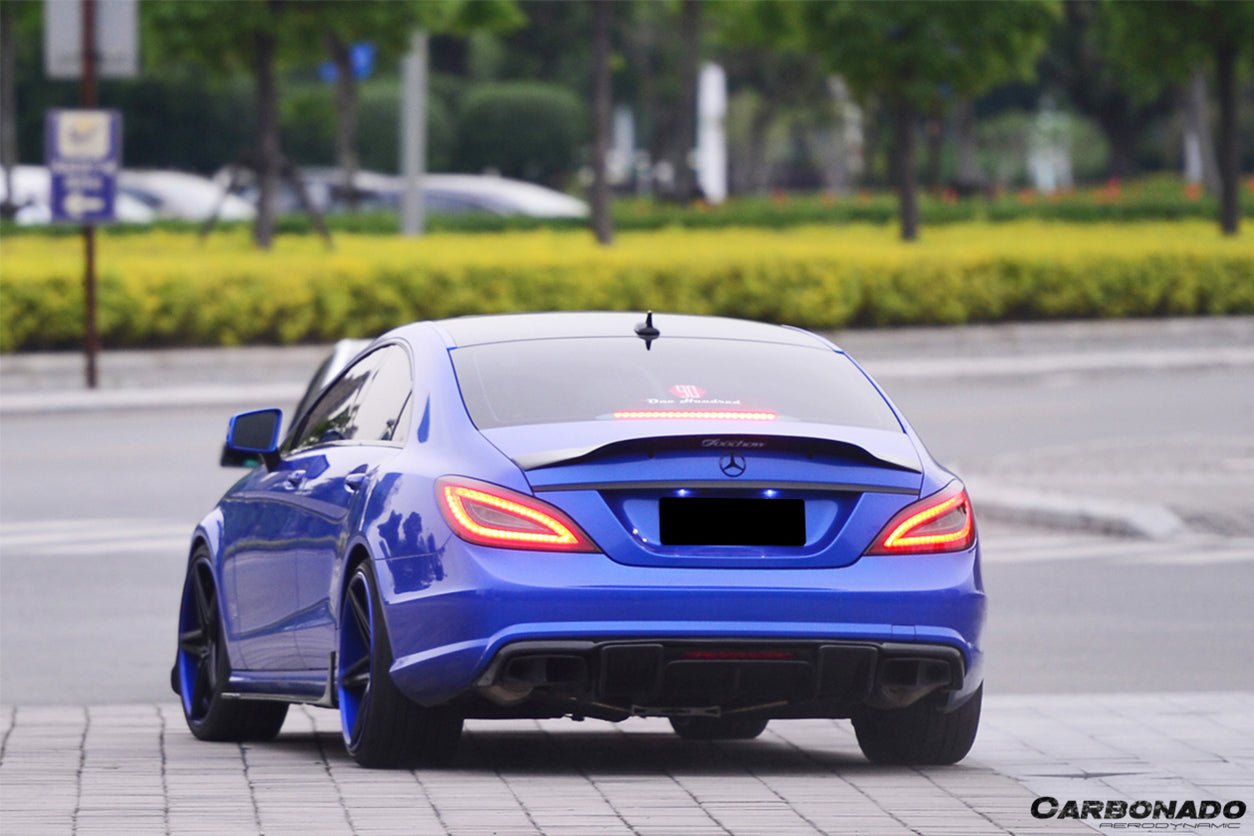 2011 - 2015 Mercedes Benz CLS400 CLS500 CLS63 AMG W218 RT Style Rear Diffuser