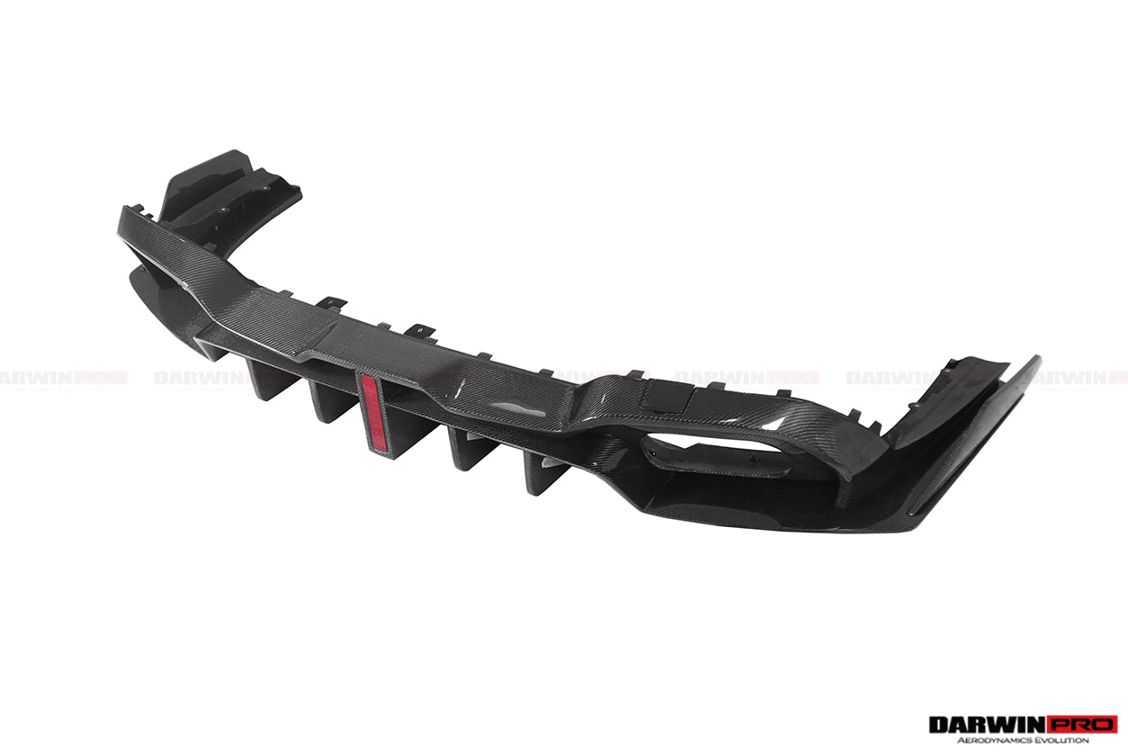 2019-2022 BMW 3 Series G20 G28 BKSS Style Carbon Fiber Rear Diffuser (With 4 Exhaust tips)