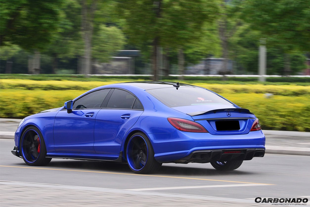 2011 - 2015 Mercedes Benz CLS400 CLS500 CLS63 AMG W218 RT Style Rear Diffuser