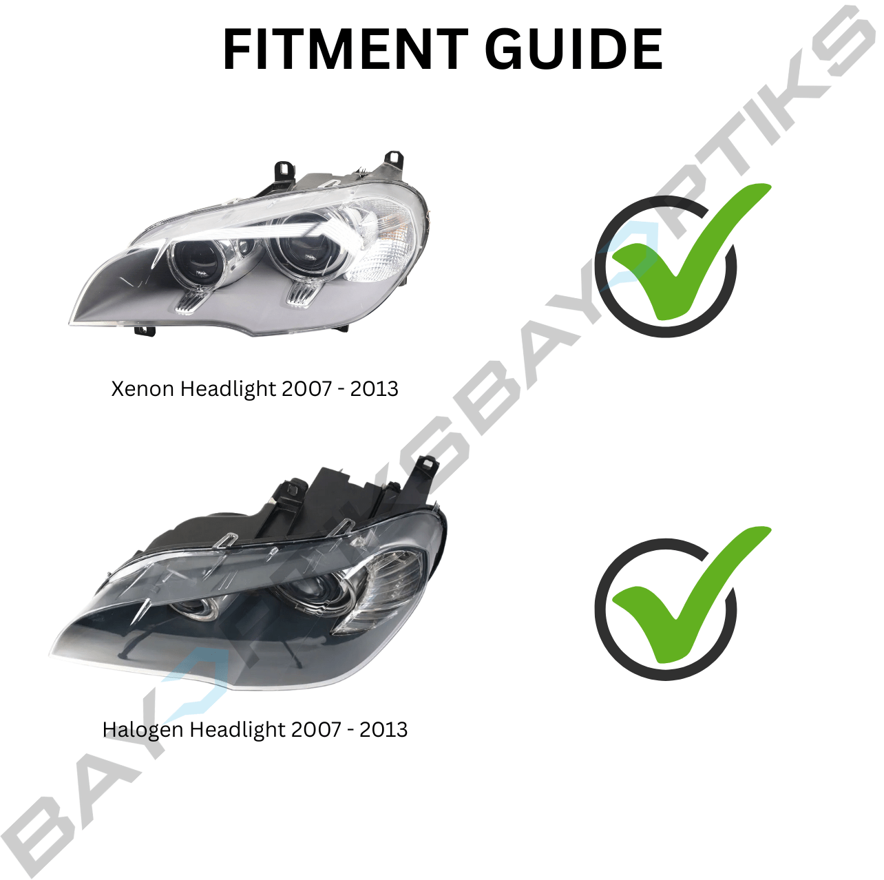 E70 X5 G Series Laser Style LED Headlights (2007-2013)