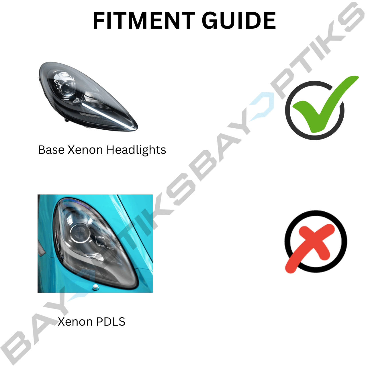 718 Matrix Style LED Headlights for Porsche 718 Boxster Cayman / GT4RS (2019 - Present Xenon Only)