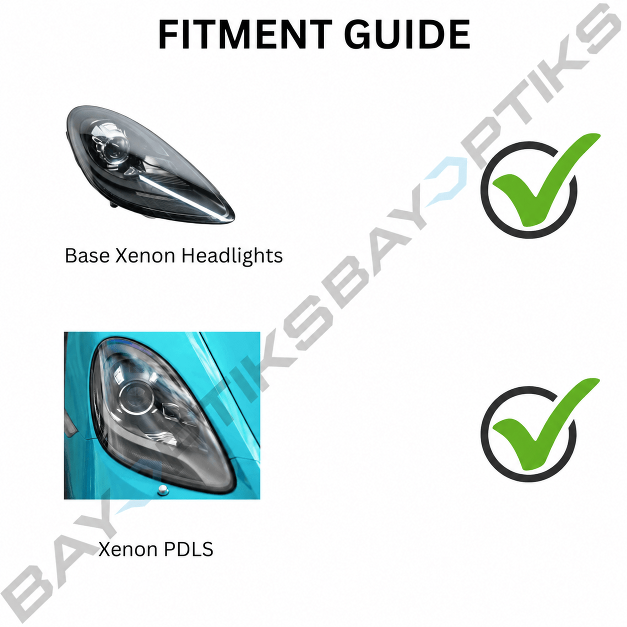 718 Matrix Style LED Headlights for Porsche 718 Boxster Cayman / GT4RS (2019 - Present Xenon Only)