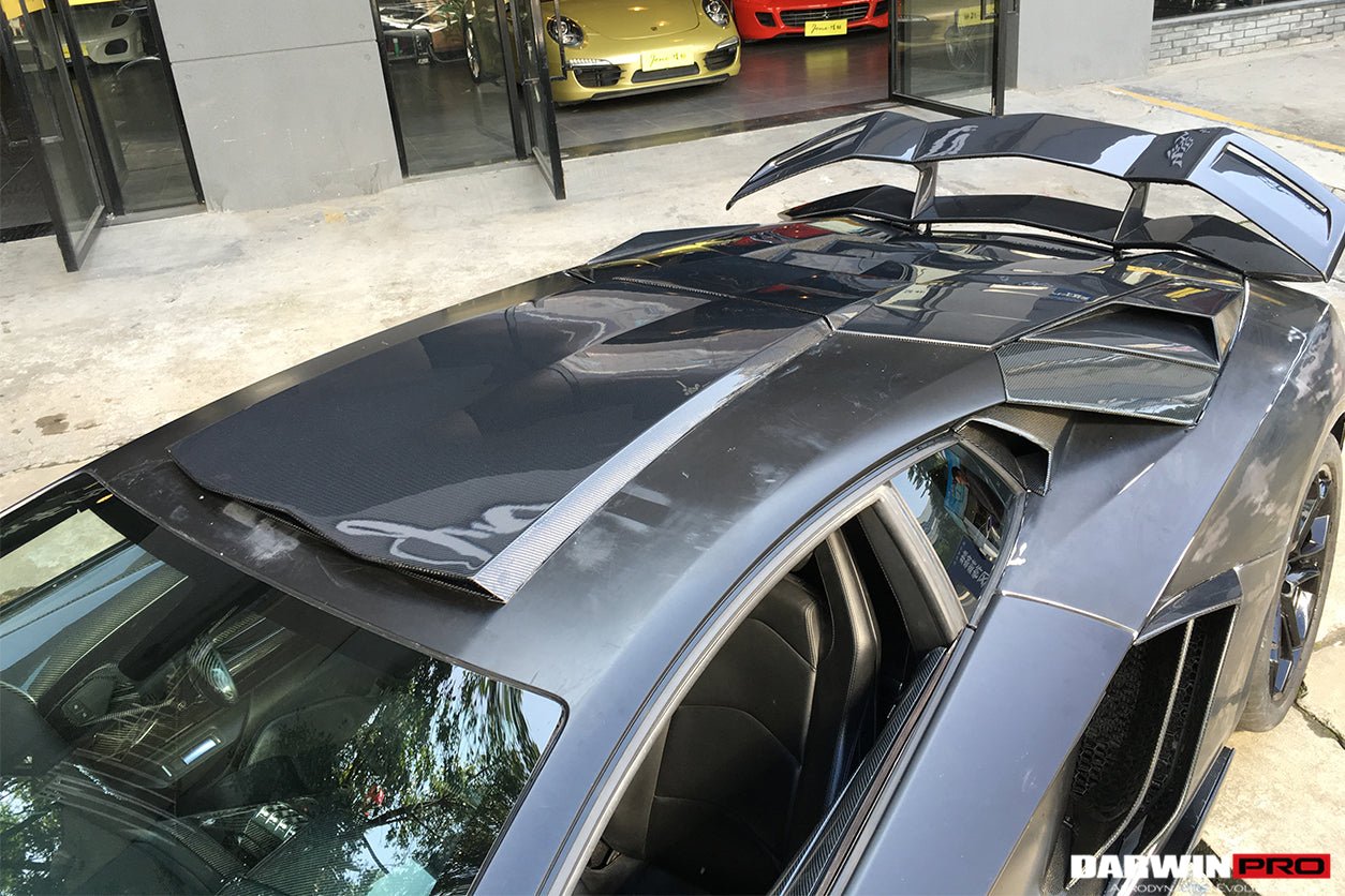 2011 - 2021 Lamborghini Aventador LP700 LP740 Coupe BKSS Style Carbon Fiber Roof