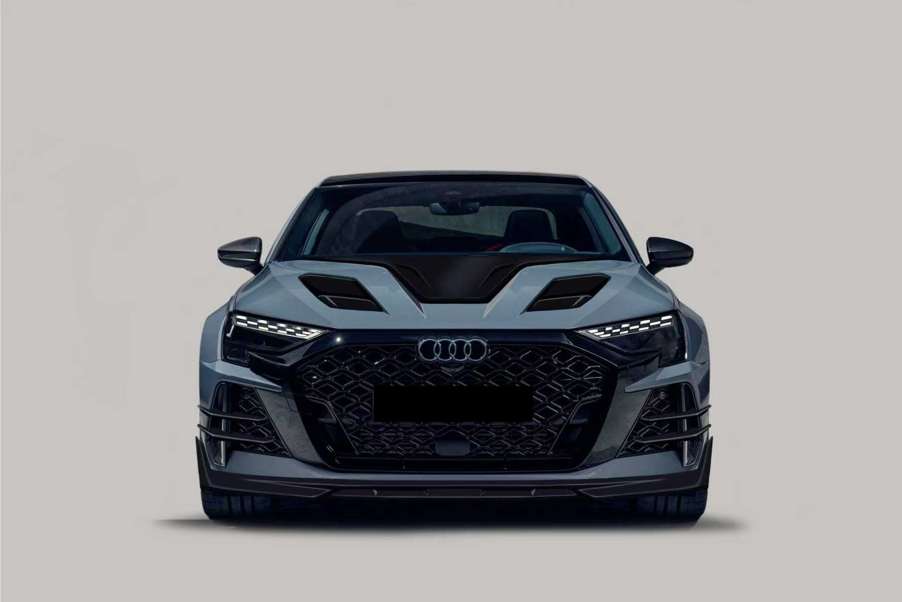 Audi RS3 8Y.5 AD Style Autoclave Carbon Fiber Front Canards 2025-Up