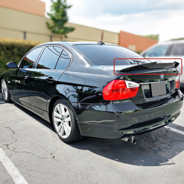 FOR 2006-11 BMW E90 3 SERIES M3 SEDAN DUCKBILL CARBON FIBER TRUNK SPOILER WING e FOR 2006-11 BMW E90 3 SERIES M3 SEDAN DUCKBILL CARBON FIBER TRUNK SPOILER WING e