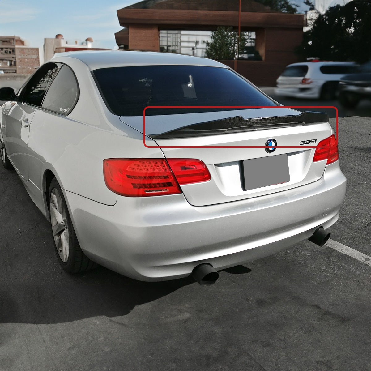 2006-2012 BMW E92 3 Series High Kick Carbon Fiber Spoiler